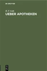 Book cover of Ueber Apotheken by H. F. Link