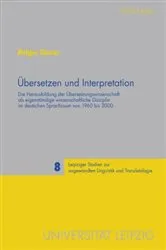 Book cover of Uebersetzen und Interpretation by Unknown