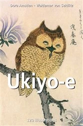 Book cover of Ukiyo-e 120 illustrations by Dora Amsden