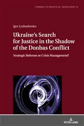 Book cover of Ukraine's Search for Justice in the Shadow of the Donbas Conflict by Klaus Bachmann