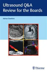 Book cover of Ultrasound Q&A Review for the Boards by Adrian Dawkins