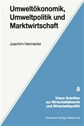 Book cover of Umweltökonomik, Umweltpolitik und Marktwirtschaft by Unknown