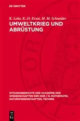 Book cover of Umweltkrieg und Abrüstung by K. Lohs