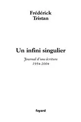 Book cover of Un infini singulier by Unknown