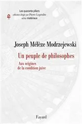 Book cover of Un peuple de philosophes by Joseph Mélèze-Modrzejewski