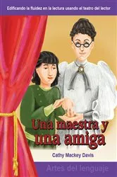 Book cover of Una maestra y una amiga by Cathy Mackey Davis