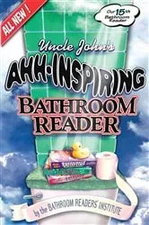Book cover of Uncle John's Ahh-Inspiring Bathroom Reader by Bathroom Readers' Institute