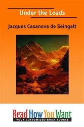 Book cover of Under the Leads by Jacques Casanova de Seingalt