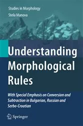 Book cover of Understanding Morphological Rules by Stela Manova