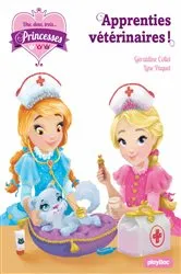 Book cover of Une, deux, trois princesses - Apprenties vétérinaires - Tome 12 by Géraldine Collet
