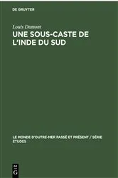 Book cover of Une sous-caste de l’Inde du Sud by Louis Dumont