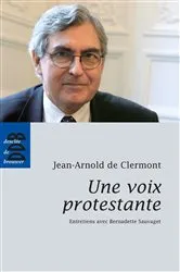 Book cover of Une voix protestante by Jean-Arnold de Clermont