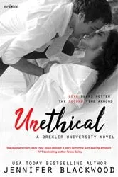 Book cover of Unethical by Jennifer Blackwood