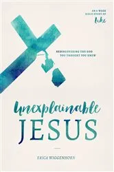 Book cover of Unexplainable Jesus by Erica Wiggenhorn