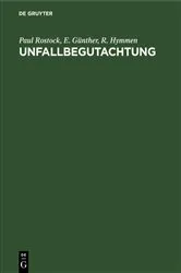 Book cover of Unfallbegutachtung (6th ed.) by Paul Rostock