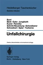 Book cover of Unfallchirurgie (2nd ed.) by C. Burri