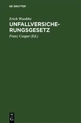 Book cover of Unfallversicherungsgesetz (5th ed.) by Erich Woedtke