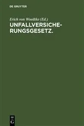 Book cover of Unfallversicherungsgesetz. by Unknown