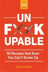 Book cover of Unf*ckupable by Zach Golden