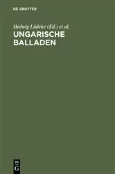 Book cover of Ungarische Balladen by Hedwig Lüdeke