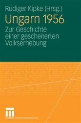 Book cover of Ungarn 1956 by Rüdiger Kipke