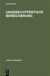 Book cover of Ungerechtfertigte Bereicherung (2nd ed.) by Unknown