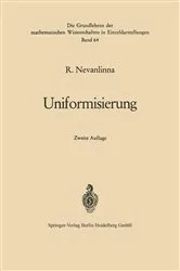 Book cover of Uniformisierung (2nd ed.) by Rolf Nevanlinna