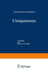Book cover of Uniqueness by C.R. Snyder