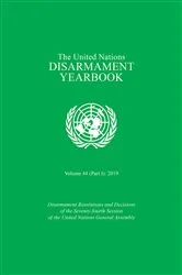 Book cover of United Nations Disarmament Yearbook 2019 by United Nations Office for Disarmament Affairs