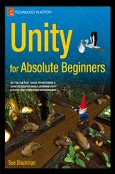 Book cover of Unity for Absolute Beginners by Sue Blackman