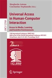 Book cover of Universal Access in Human-Computer Interaction. Access to Media, Learning and Assistive Environments by Margherita Antona