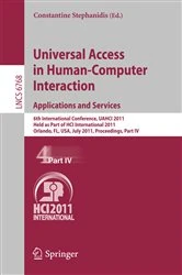 Book cover of Universal Access in Human-Computer Interaction. Applications and Services by Constantine Stephanidis