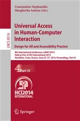 Book cover of Universal Access in Human-Computer Interaction: Design for All and Accessibility Practice by Constantine Stephanidis