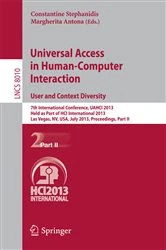 Book cover of Universal Access in Human-Computer Interaction. User and Context Diversity by Margherita Antona