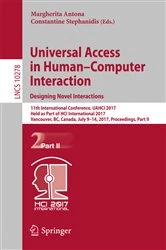 Book cover of Universal Access in Human–Computer Interaction. Designing Novel Interactions by Margherita Antona