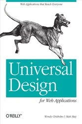 Book cover of Universal Design for Web Applications by Wendy Chisholm