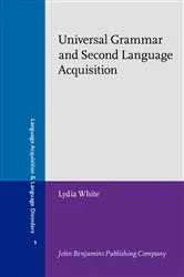 Book cover of Universal Grammar and Second Language Acquisition by Unknown