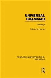 Book cover of Universal Grammar (RLE Linguistics A: General Linguistics) by Edward L. Keenan