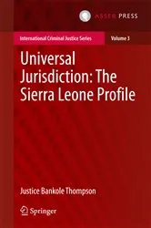 Book cover of Universal Jurisdiction: The Sierra Leone Profile by Justice Bankole Thompson