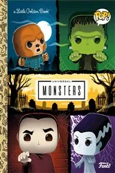 Book cover of Universal Monsters Little Golden Book (Funko Pop!) by M. D. Brundlefly
