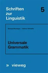 Book cover of Universale Grammatik by Unknown