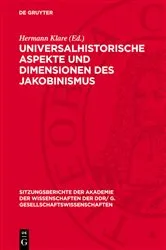 Book cover of Universalhistorische Aspekte und Dimensionen des Jakobinismus by Hermann Klare