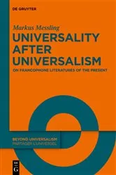 Book cover of Universality after Universalism by Markus Messling
