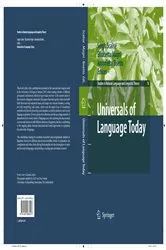 Book cover of Universals of Language Today by Sergio Scalise