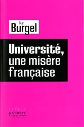 Book cover of Université, une misère française by Guy Burgel