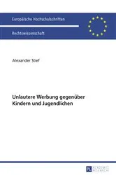 Book cover of Unlautere Werbung gegenueber Kindern und Jugendlichen by Unknown
