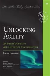 Book cover of Unlocking Agility by Jorgen Hesselberg