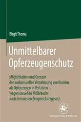 Book cover of Unmittelbarer Opferzeugenschutz by Birgit Thoma
