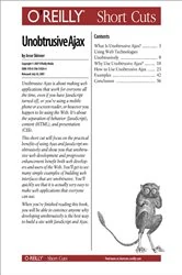 Book cover of Unobtrusive Ajax by Jesse Skinner