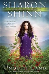 Book cover of Unquiet Land by Sharon Shinn